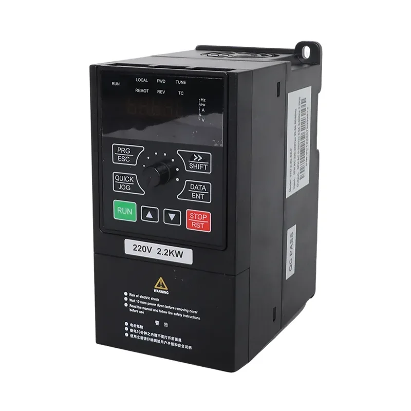 0,75-2,2kW 1-faset 230V solcellepumpe og generell inverter VFD
