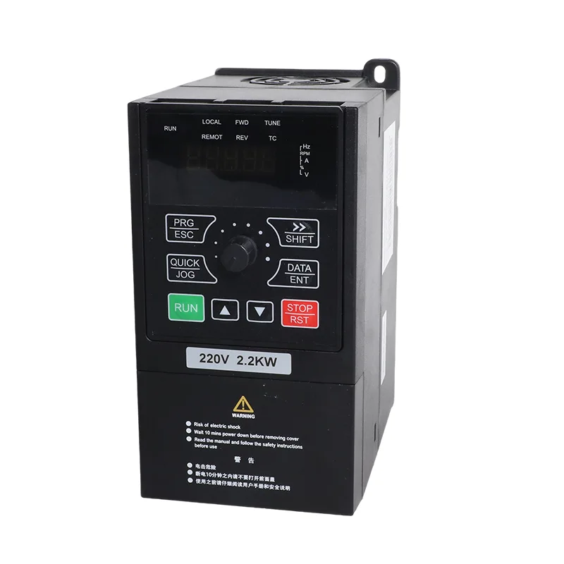 0,75-2,2kW 3-faset 380V solcellepumpe og generell inverter VFD